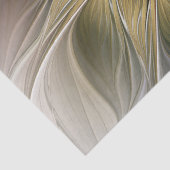 Bloemenfantasie met goudmodern Abstract fractal Tissuepapier (Detail)