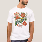 Bloemenfantasie Mooi T-shirt (Voorkant)