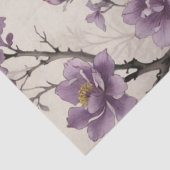 bloemenfazant tissuepapier (Detail)