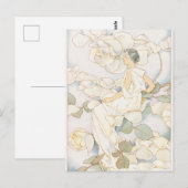 Bloemenfee (1861–1897) briefkaart (Voorkant / Achterkant)