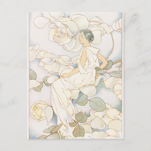 Bloemenfee (1861–1897) briefkaart (Voorkant)