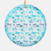  Bloemenfee Goddochter Gift gepersonaliseerd Keramisch Ornament (Achterkant)