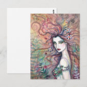 Bloemenfee Godin Chloris Briefkaart (Voorkant / Achterkant)