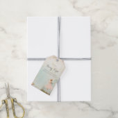 Bloemenfee meisje Verjaardag Cadeaulabel (Met Touw)