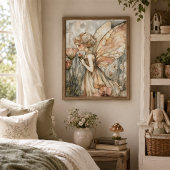 Bloemenfee Nursery Cottagecore Muurkunst Poster