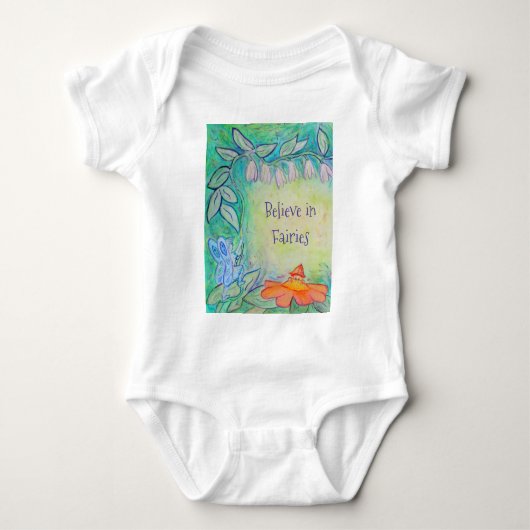 Bloemenfee Tuin Kunst Shirt (Voorkant)