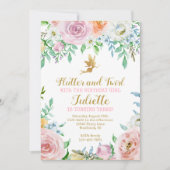 Bloemenfee uitnodiging voor feest, Fee uitnodiging (Voorkant)