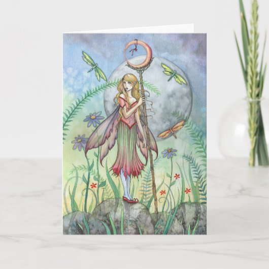 Bloemenfee Wenskaart Kaart (Voorkant)