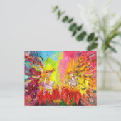 BLOEMENFEEËN VAN DE DAGERAAD Fantasie Uitnodiging Briefkaart (Staand voorkant)