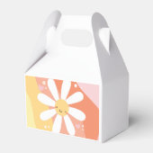 Bloemenfeest 60's Hippie Verjaardagsfeest Borden Bedankdoosjes (Voorkant Zijde)