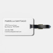 Bloemenfeest Bagagelabel (Achterkant horizontaal)