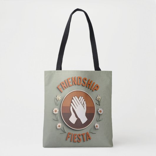 Bloemenfeest Tote Bag (Voorkant)