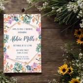 Bloemenfeestuitnodiging Kaart