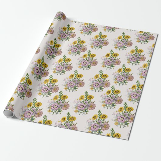 Bloemenfestival Cadeaupapier (Uitgerold)