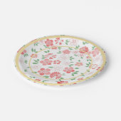 Bloemenfestivalpatroon Papieren Bordje (Gekanteld)