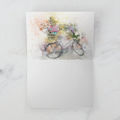 BLOEMENFIETS -BLANK ALL OCCASION KAART (Binnen)
