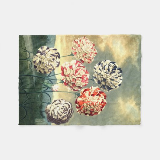  bloemenfleece deken (Voorkant (Horizontaal))