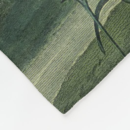  bloemenfleece deken (Hoek)