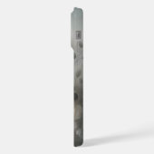 Bloemenfluistering mooi gedempt in waterverf iPhone hoesje (Linkerkant)