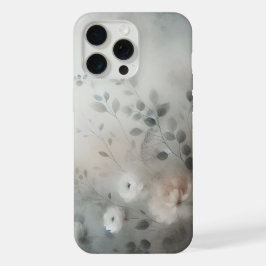 Bloemenfluistering mooi gedempt in waterverf iPhone 15 pro max case