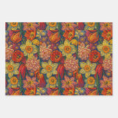 bloemenfolie inpakpapier vel (Voorkant 3)