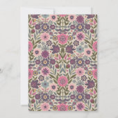 Bloemenfoto Keepsake Funeral Memorial Bedankkaart (Achterkant)