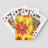 Bloemenfoto Klassieke speelkaarten (Achterkant)