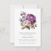 Bloemenfoto Sympathy Funeral Memorial Bedankkaart (Voorkant)