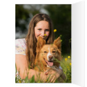  bloemenfoto voor mama verjaardag Kaart (Binnen (Links))