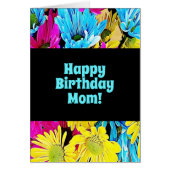  bloemenfoto voor mama verjaardag Kaart (Voorkant)