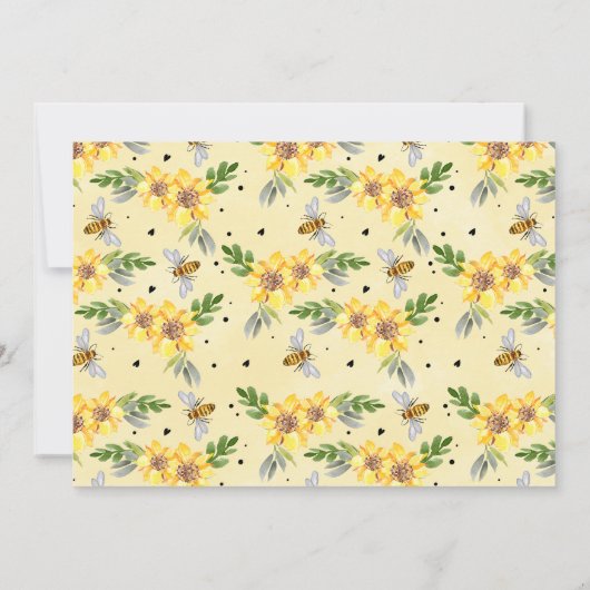 Bloemenfoto zo lief om één 1e verjaardag te zijn kaart (Achterkant)