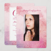 Bloemenfotobevestiging Kaart (Voorkant / Achterkant)