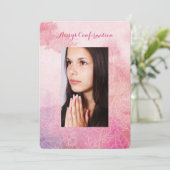 Bloemenfotobevestiging Kaart (Staand voorkant)