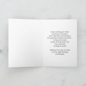 Bloemenfotografie gepersonaliseerde 70ste verjaard kaart (Binnen)