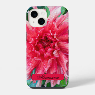 Bloemenfotografie, roze dahlia iPhone 14 hoesje