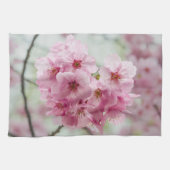 Bloemenfotografie, roze kersenbloesem theedoek (Horizontaal)