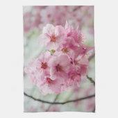 Bloemenfotografie, roze kersenbloesem theedoek (Verticaal)