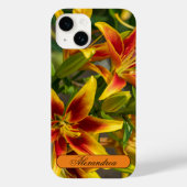 Bloemenfotografie, Sinaasappel en geel Daglelie Case-Mate iPhone Case (Achterkant)