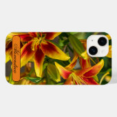 Bloemenfotografie, Sinaasappel en geel Daglelie Case-Mate iPhone Case (Achterkant (horizontaal))