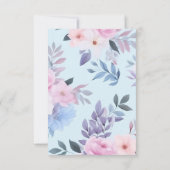 bloemenfotokaart Happy Birthday kaart voor haar (Achterkant)