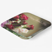 Bloemenfotoplein Papieren Bordje (Gebogen)