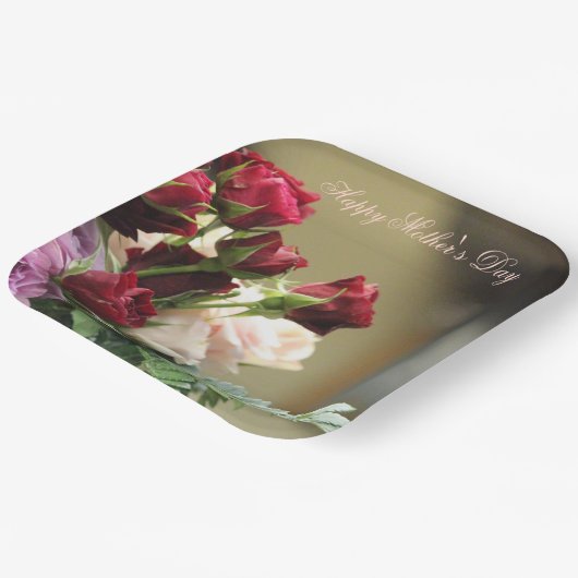 Bloemenfotoplein Papieren Bordje (Gebogen)