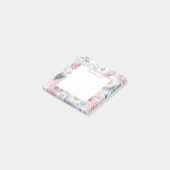 Bloemengaard Elegante Gedempte Klassieke Bloemen Post-it® Notes (Schuin)