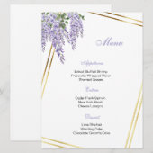 Bloemengastkaart Menu (Voorkant / Achterkant)
