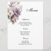 Bloemengastkaart Menu (Voorkant)