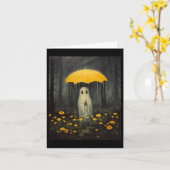 Bloemengeest Halloween Gothic Ghost Dark F Kaart (Gele Bloem)