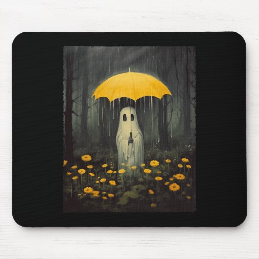  Bloemengeest Halloween Gothic Ghost Dark F Muismat (Voorkant)