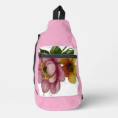 Bloemengeïnspireerd porselein sling bag (Voorkant)