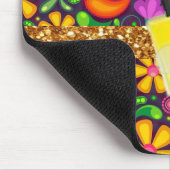 Bloemengele nagellak muismat! Muismat (Hoek)