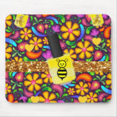 Bloemengele nagellak muismat! Muismat (Voorkant)